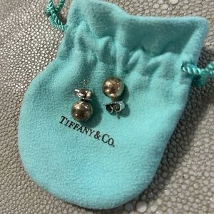 Tiffany & Co Silver Ball Earrings